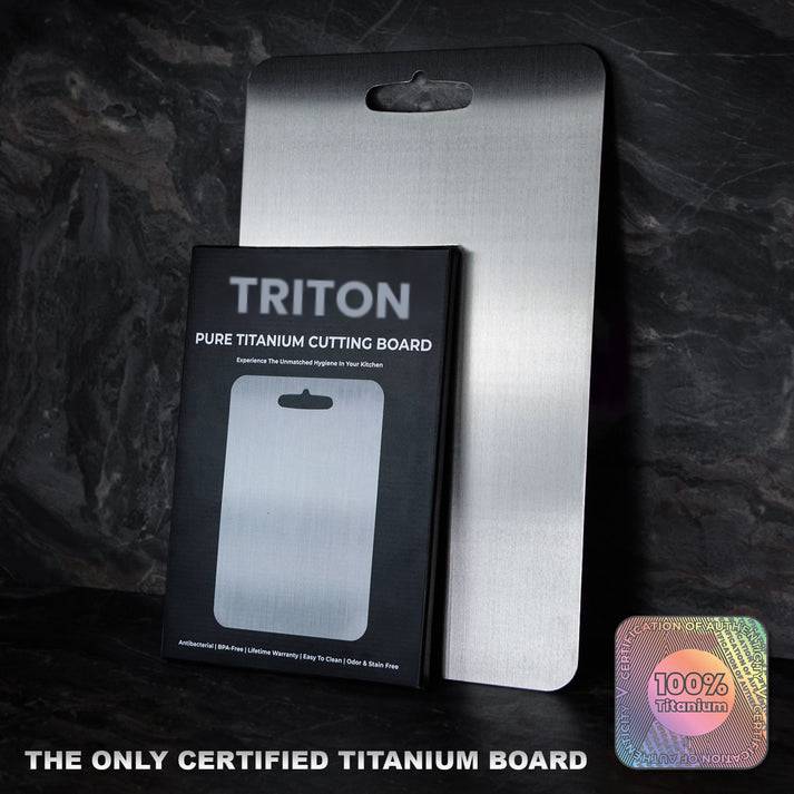 Original Triton™ 100% Pure Titanium Cutting Board